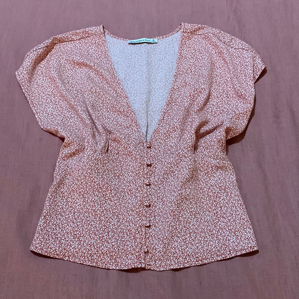 Abercrombie plunge corset top